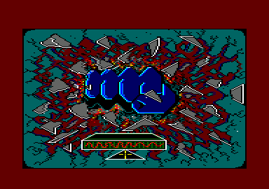 Nonterraqueous (Amstrad CPC) screenshot: Stephen Curtis' symbol screen