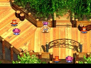 Tomba! (PlayStation) screenshot: The village of Baccus