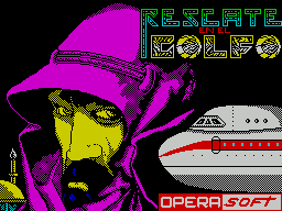 Rescate en el Golfo (ZX Spectrum) screenshot: Load screen