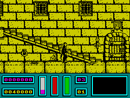 Night Hunter (ZX Spectrum) screenshot: The game starts here