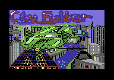 City Fighter (Commodore 64) screenshot: Title screen