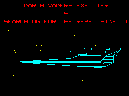 Star Wars: The Empire Strikes Back (ZX Spectrum) screenshot: Finally, the start of the game. Well it will be after this short introduction