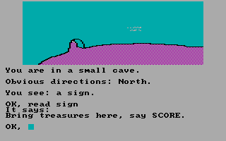 Sea Quest (DOS) screenshot: Sounds simple