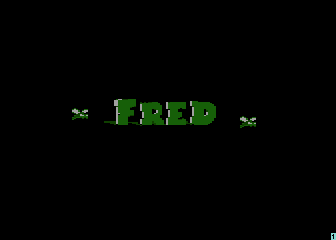 Fred (Atari 8-bit) screenshot: Loading screen
