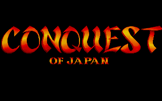 Conquest of Japan (DOS) screenshot: Title Screen (VGA)