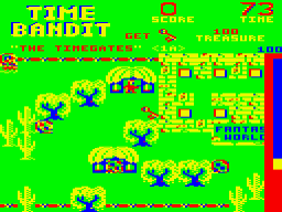 Time Bandit (Dragon 32/64) screenshot: Game start