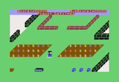 Pedro (Commodore 64) screenshot: Game start
