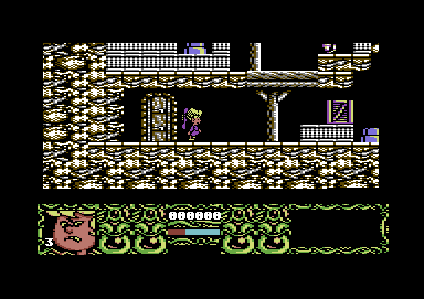 Potsworth & Co. (Commodore 64) screenshot: First level