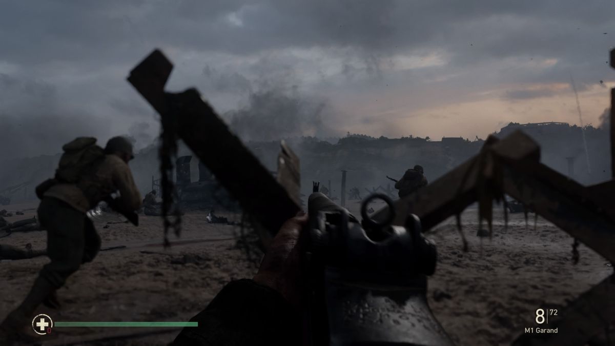 Call of Duty: WWII (PlayStation 4) screenshot: D-Day beach landing