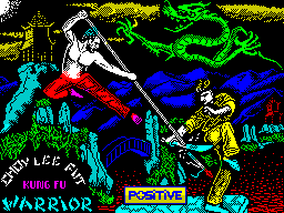 Choy-Lee-Fut Kung-Fu Warrior (ZX Spectrum) screenshot: Load screen