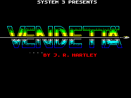 Vendetta (ZX Spectrum) screenshot: Load screen