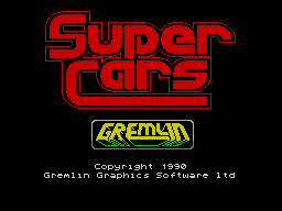 Super Cars (ZX Spectrum) screenshot: Load screen