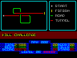 S.T.U.N. Runner (ZX Spectrum) screenshot: Level 5
