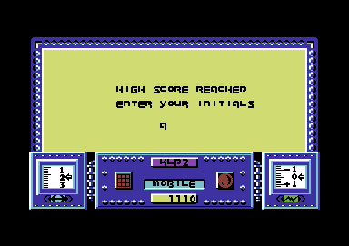 Magnetron (Commodore 64) screenshot: Managed to get a high score