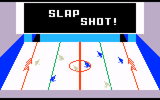 Slap Shot: Super Pro Hockey (Intellivision) screenshot: Title