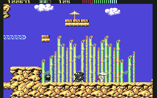Impossamole (Commodore 64) screenshot: Another mole