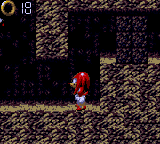Sonic Blast (Game Gear) screenshot: A dark cave
