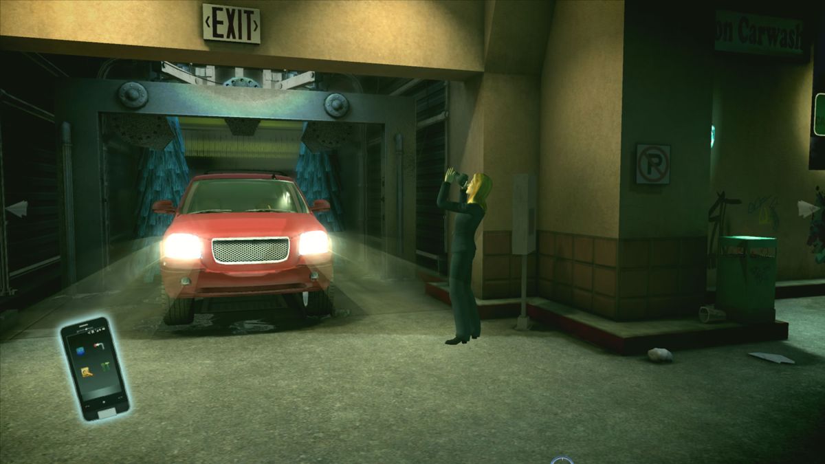 CSI: Crime Scene Investigation - Fatal Conspiracy (Windows) screenshot: Inside a car wash