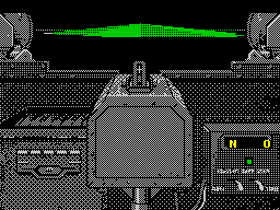 Gunboat (ZX Spectrum) screenshot: Grenade practice starts here