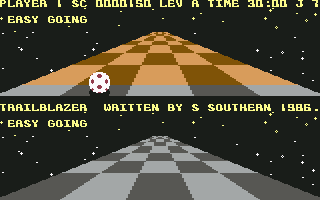 Trailblazer (Commodore 64) screenshot: Gameplay