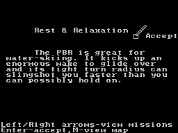 Gunboat (ZX Spectrum) screenshot: Mission 1 : This is completely unexpected!