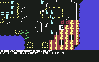 Sons of Liberty (Commodore 64) screenshot: Attack phase