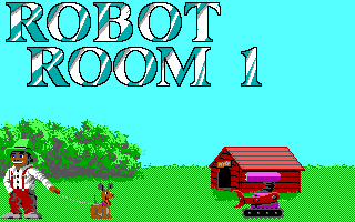 Rescue Rover (Apple IIgs) screenshot: Here Comes the Robot