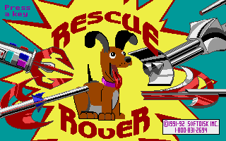 Rescue Rover (Apple IIgs) screenshot: Title Screen