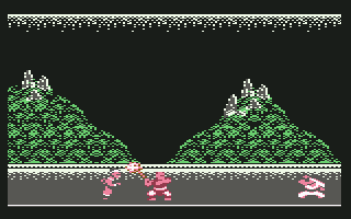 Tiger Road (Commodore 64) screenshot: Level 4