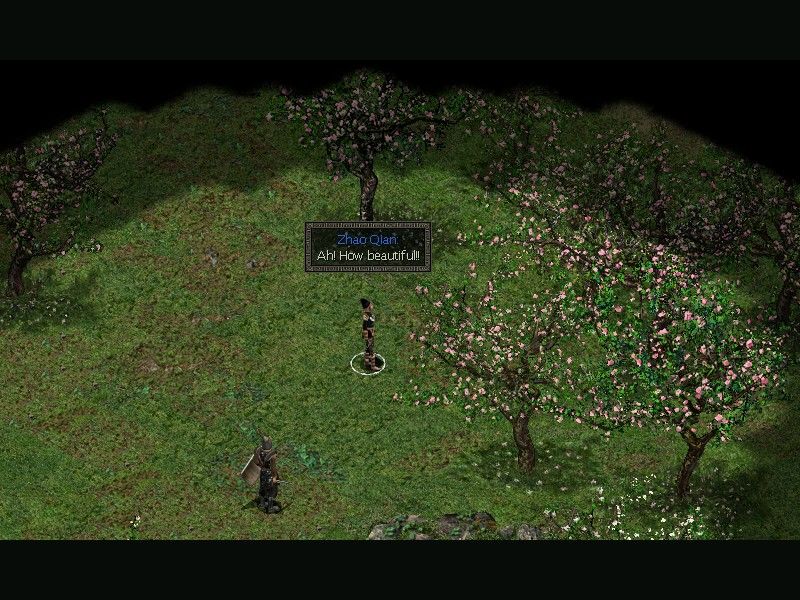 Prince of Qin (Windows) screenshot: Hidden peach garden.