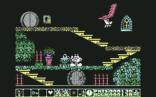 Olli & Lissa 3: The Candlelight Adventure (Commodore 64) screenshot: Phoning