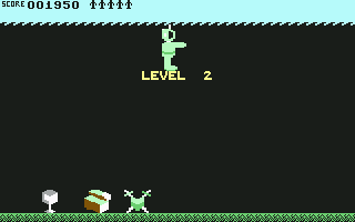 Glug Glug (Commodore 64) screenshot: Level 2