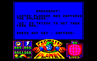 Captain Planet and the Planeteers (Amstrad CPC) screenshot: The second mission