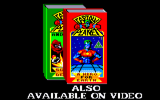 Captain Planet and the Planeteers (Amstrad CPC) screenshot: At least no adverts for the action figures