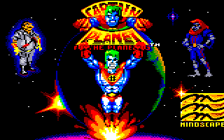 Captain Planet and the Planeteers (Amstrad CPC) screenshot: Title screen