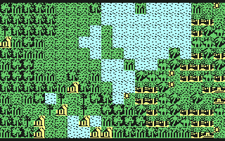 Explorer (Commodore 64) screenshot: Intro: The game "zooms in" from a view of the earth to a rain forest.