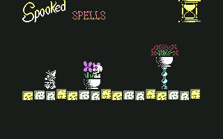 Spooked (Commodore 64) screenshot: Nice flowers