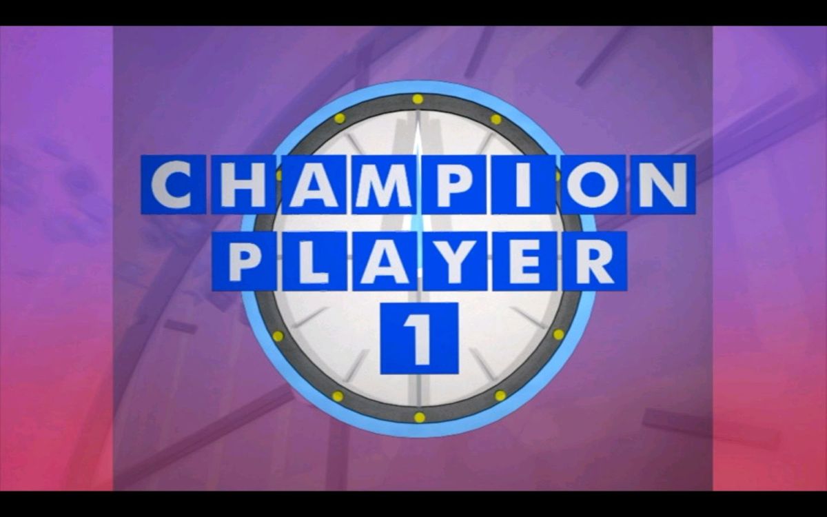 Countdown: DVD Game (DVD Player) screenshot: At the end of the game the DVD announces the winner