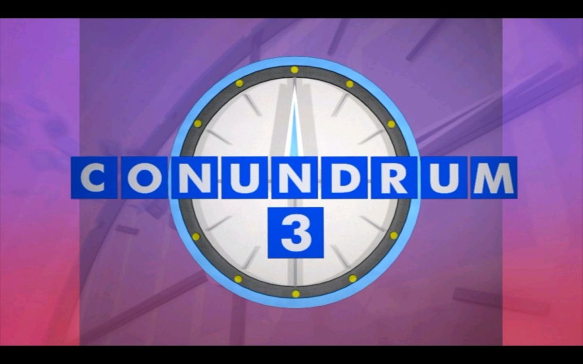 Countdown: DVD Game (DVD Player) screenshot: The Conundrum Game: There are five conundrum puzzles in each game