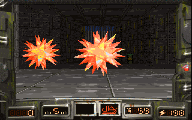 Skaphander: Der Auftrag (DOS) screenshot: Attack of the standard virus