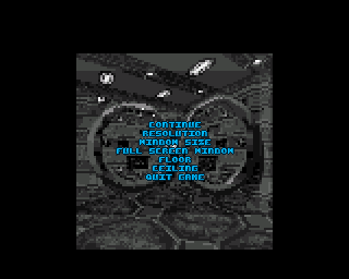 Gloom (Amiga) screenshot: Ingame Settings
