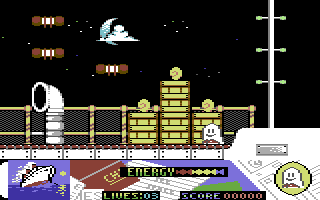 Titanic Blinky (Commodore 64) screenshot: Starting position