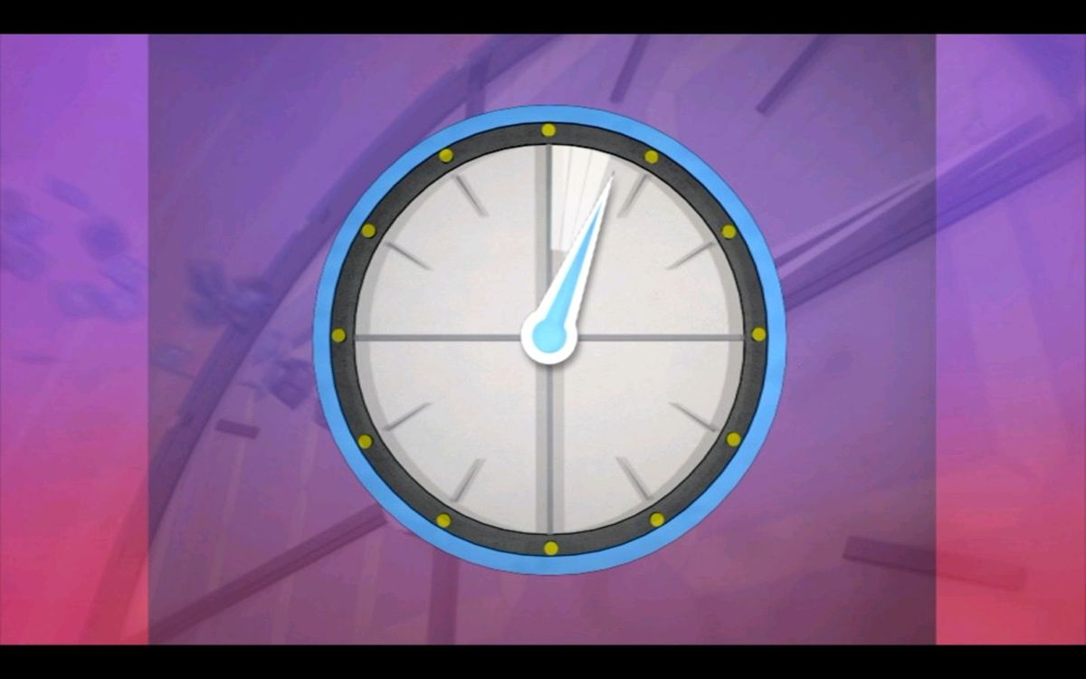 Countdown: DVD Game (DVD Player) screenshot: The Countdown Clock: The same clock is used for all rounds