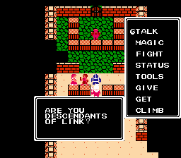 Exodus: Ultima III (NES) screenshot: Descendants of Link?