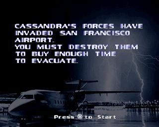BattleTanx: Global Assault (PlayStation) screenshot: Before each mission, you will get a written briefing.