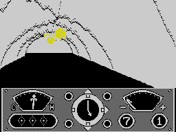 The Eidolon (ZX Spectrum) screenshot: Out of energy