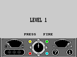 The Eidolon (ZX Spectrum) screenshot: Level 1