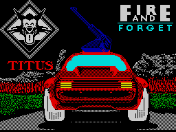 Fire and Forget (ZX Spectrum) screenshot: Loading screen