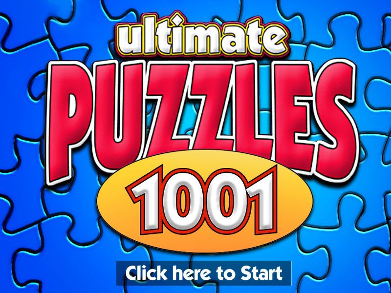 Ultimate Puzzles 1000 (Windows) screenshot: The title screen