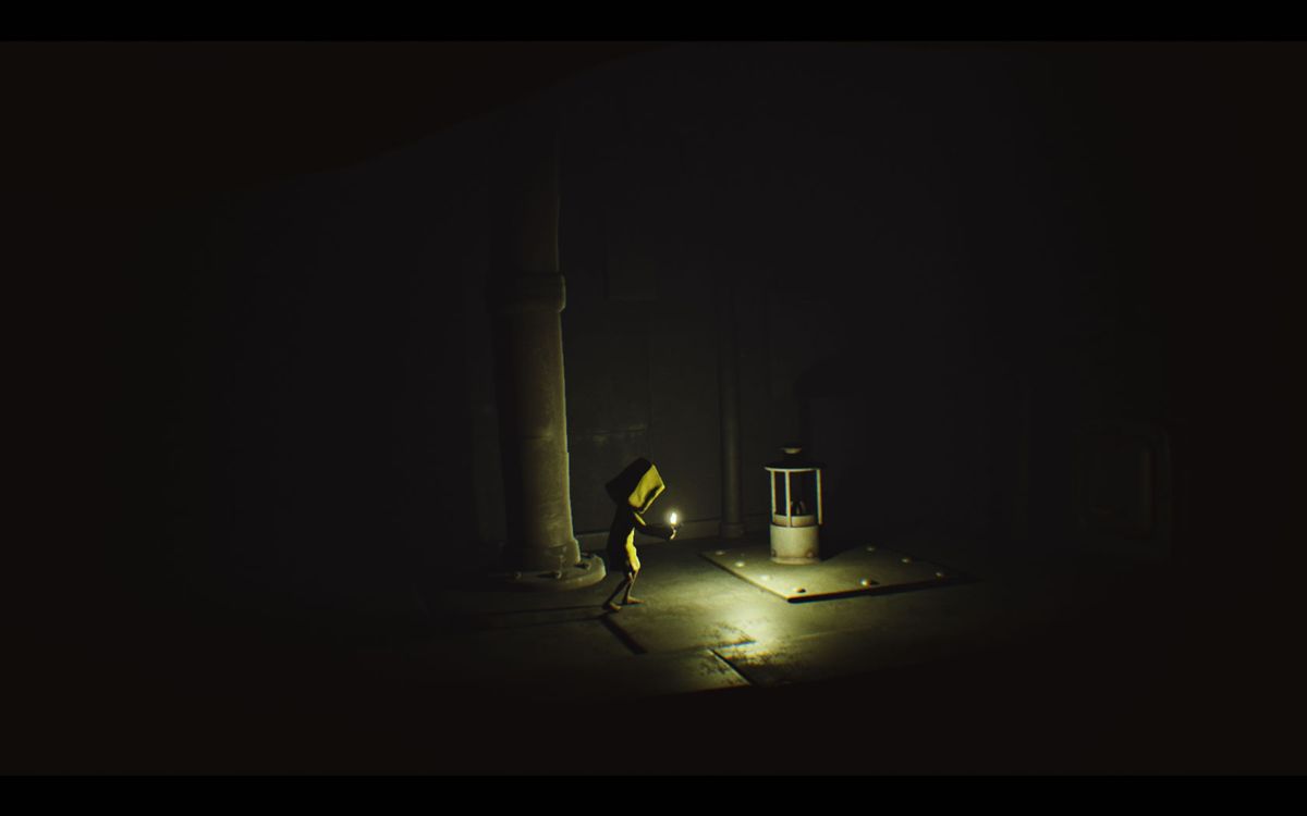 Little Nightmares (Windows) screenshot: You can use your lighter at any moment.